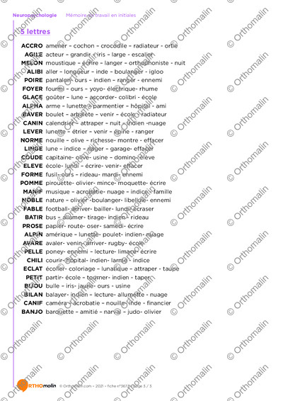 Page 3 de la fiche
