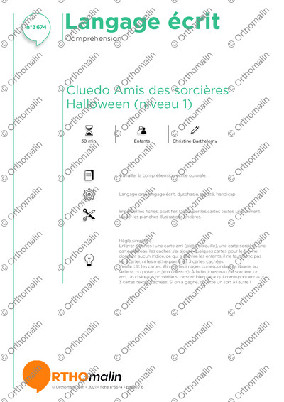 Page 1 de la fiche