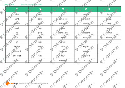Page 8 de la fiche
