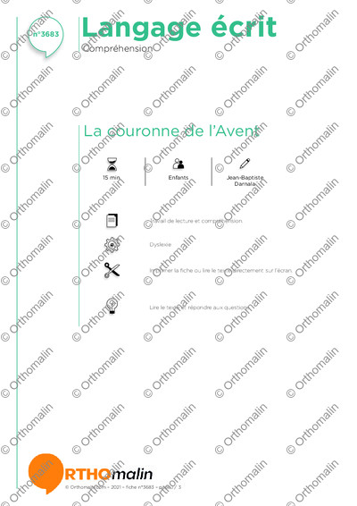 Page 1 de la fiche