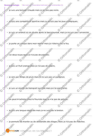 Page 5 de la fiche
