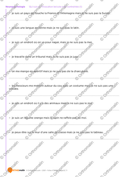 Page 8 de la fiche