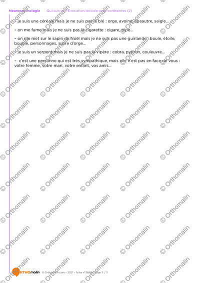 Page 11 de la fiche