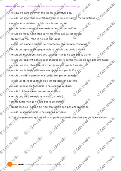 Page 3 de la fiche