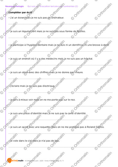 Page 4 de la fiche