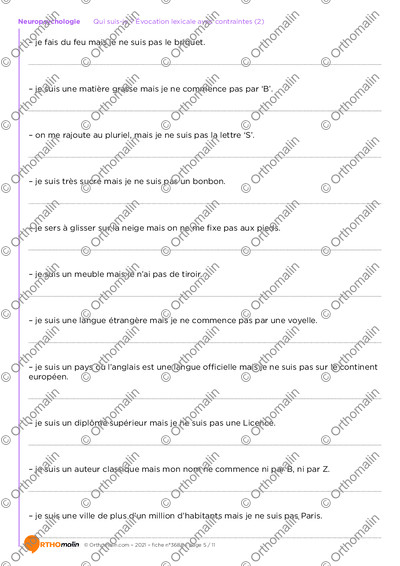 Page 5 de la fiche
