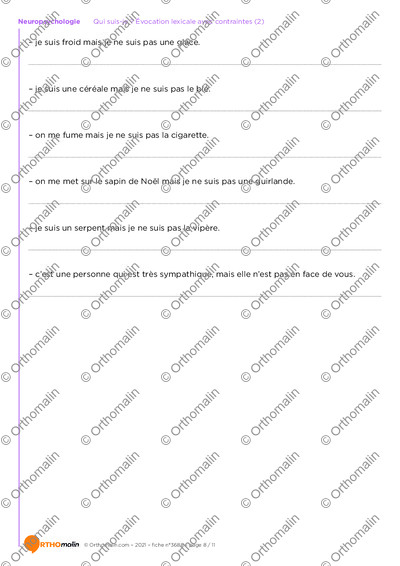 Page 8 de la fiche