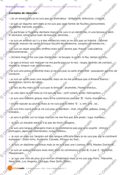 Page 9 de la fiche
