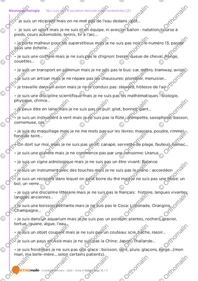 Page 10 de la fiche