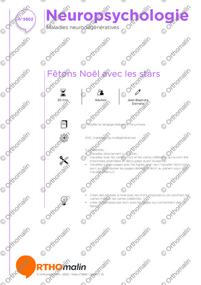 Page 1 de la fiche