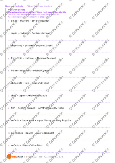 Page 12 de la fiche