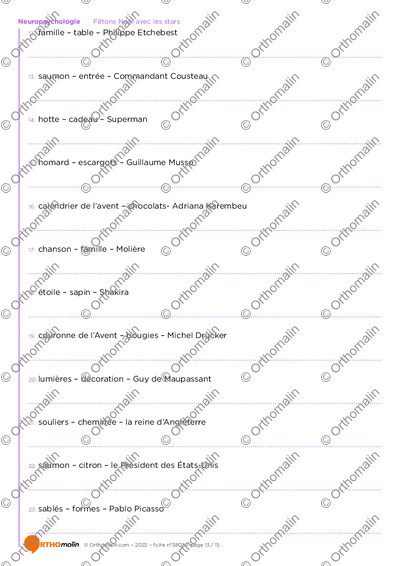 Page 13 de la fiche