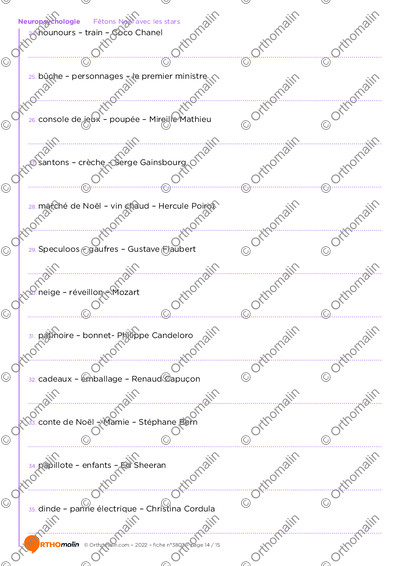 Page 14 de la fiche