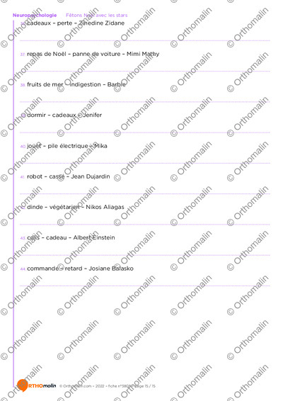 Page 15 de la fiche