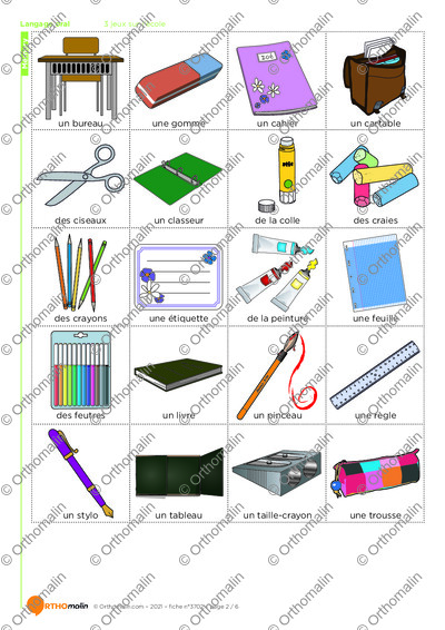 Page 2 de la fiche