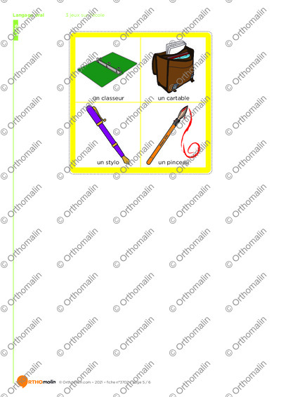 Page 5 de la fiche