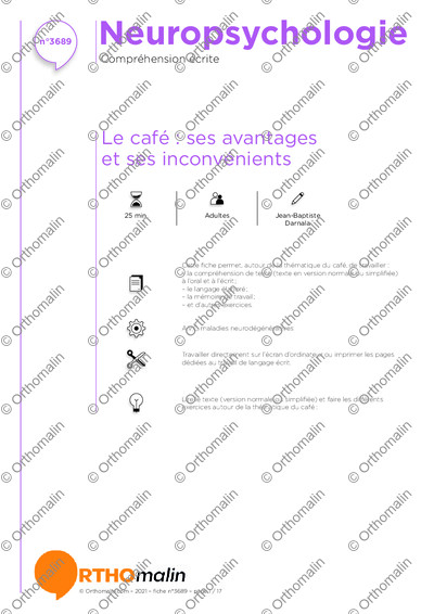 Page 1 de la fiche