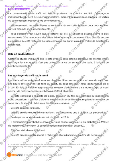 Page 2 de la fiche
