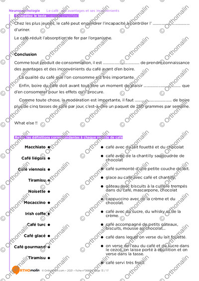 Page 13 de la fiche