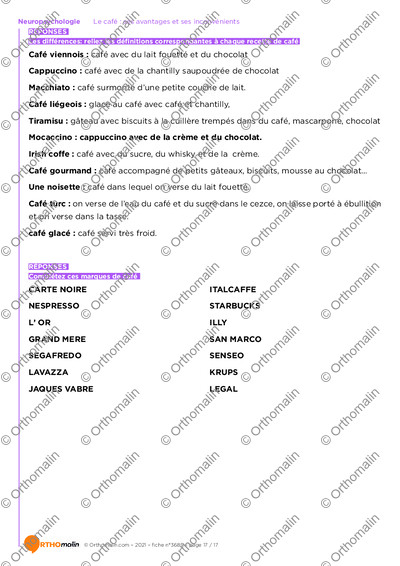 Page 17 de la fiche
