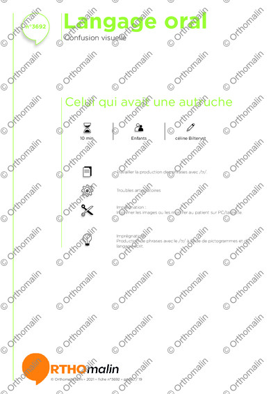 Page 1 de la fiche
