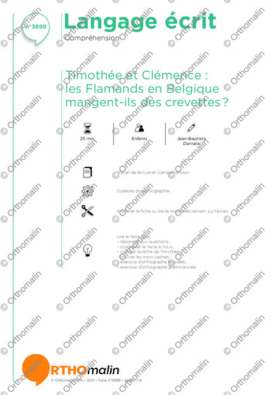 Page 1 de la fiche