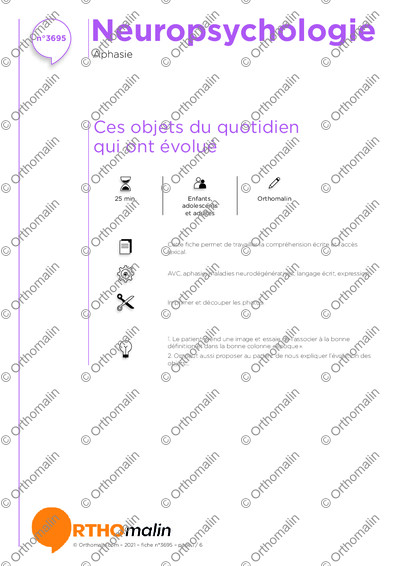 Page 1 de la fiche
