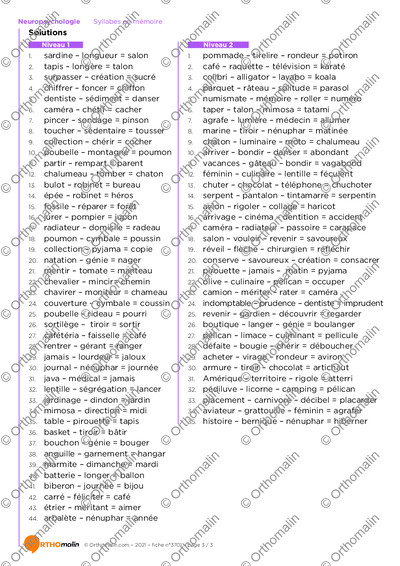 Page 3 de la fiche