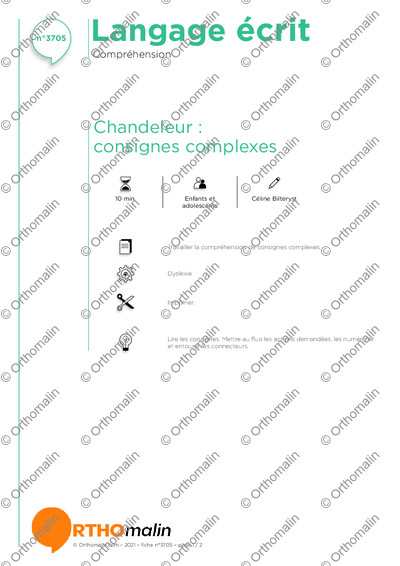 Page 1 de la fiche