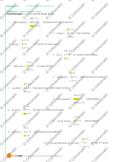 Page 4 de la fiche