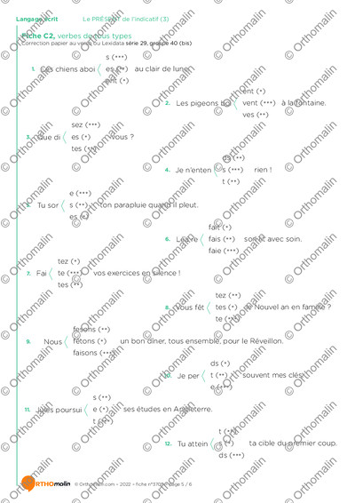 Page 5 de la fiche