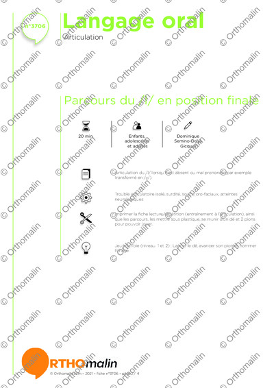Page 1 de la fiche