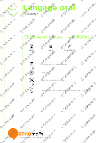 Page 1 de la fiche