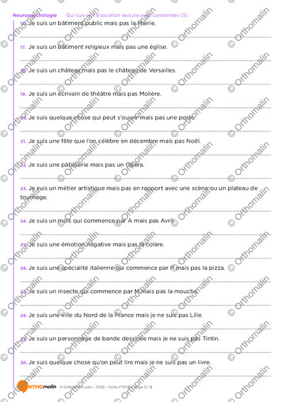 Page 5 de la fiche