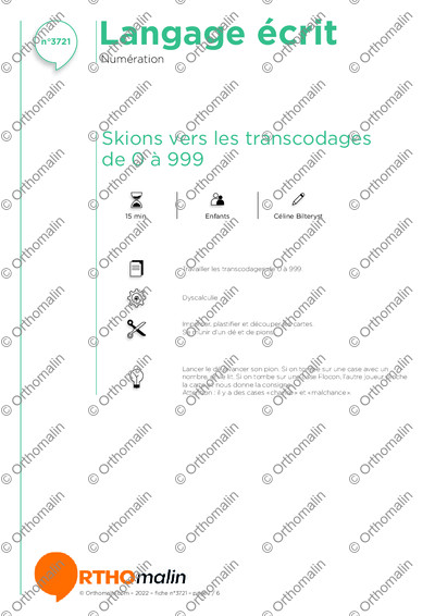 Page 1 de la fiche