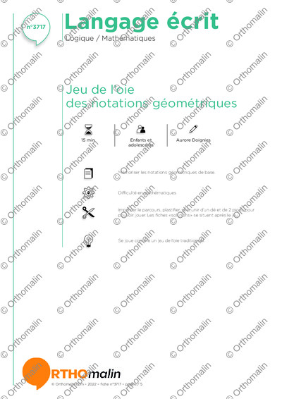 Page 1 de la fiche