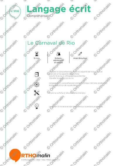 Page 1 de la fiche