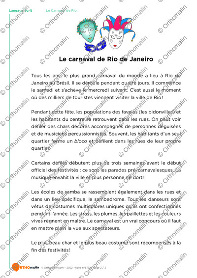 Page 2 de la fiche