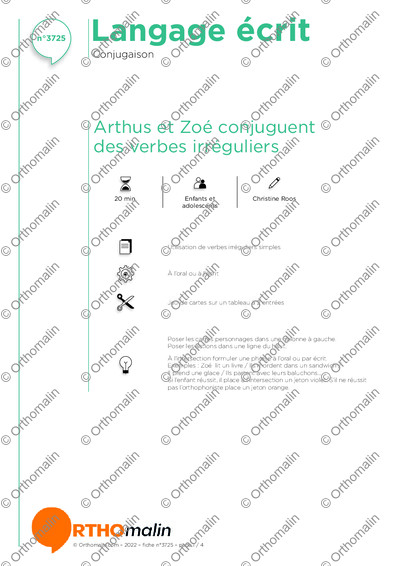 Page 1 de la fiche