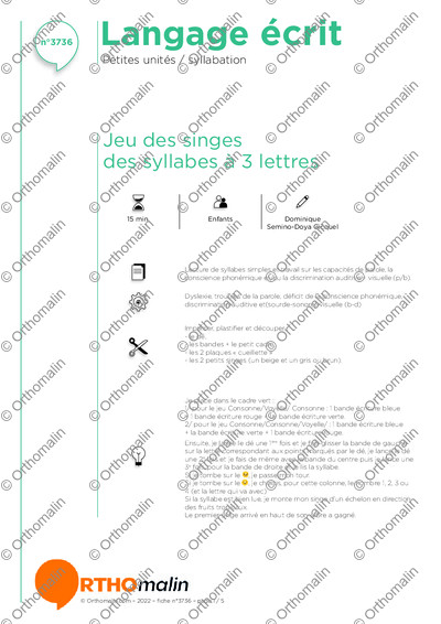 Page 1 de la fiche