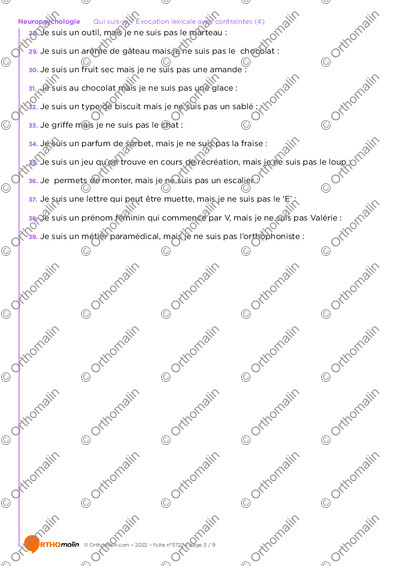 Page 3 de la fiche