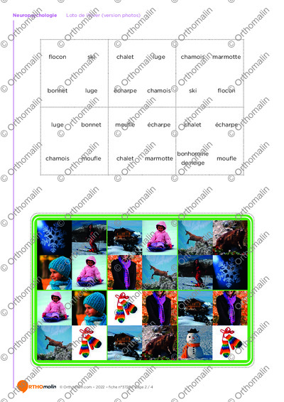 Page 2 de la fiche