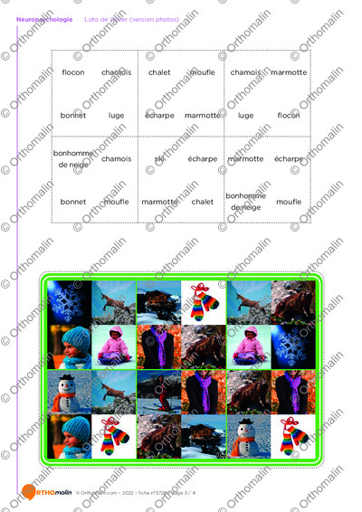 Page 3 de la fiche