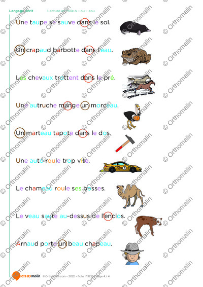 Page 4 de la fiche