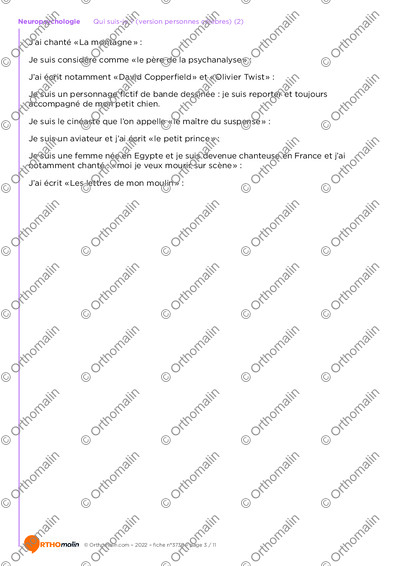 Page 3 de la fiche