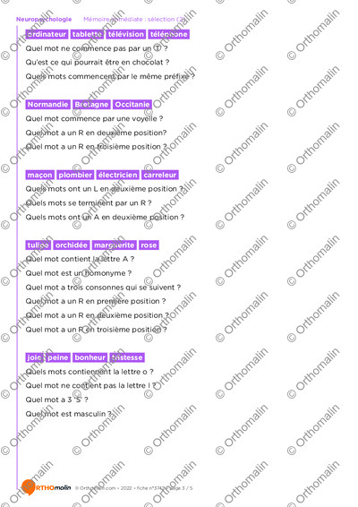 Page 3 de la fiche