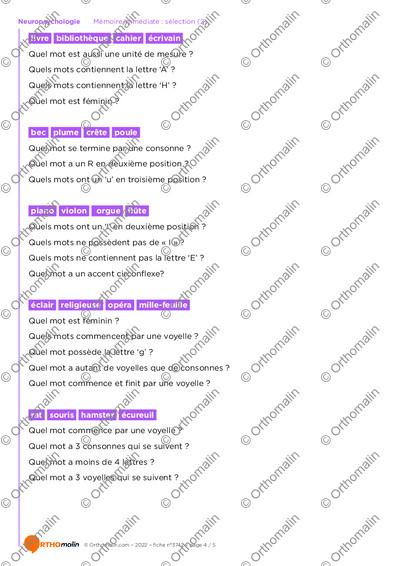 Page 4 de la fiche