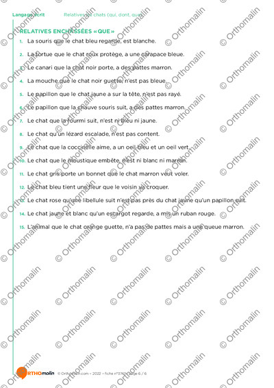Page 6 de la fiche