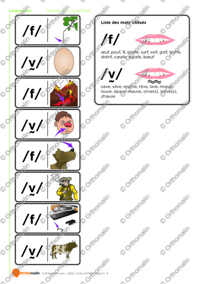 Page 3 de la fiche