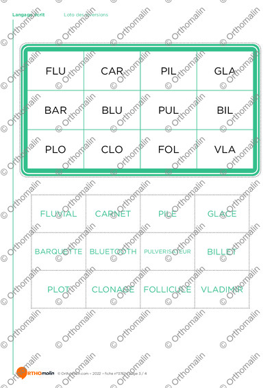 Page 3 de la fiche